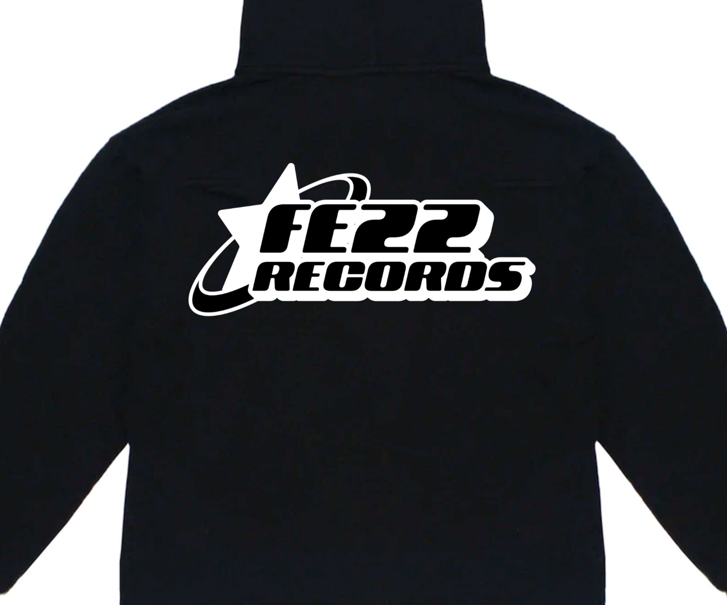 fezz-Records Hoodie Black